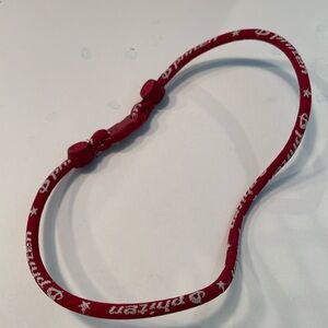 Phiten maroon 18 inch Necklace